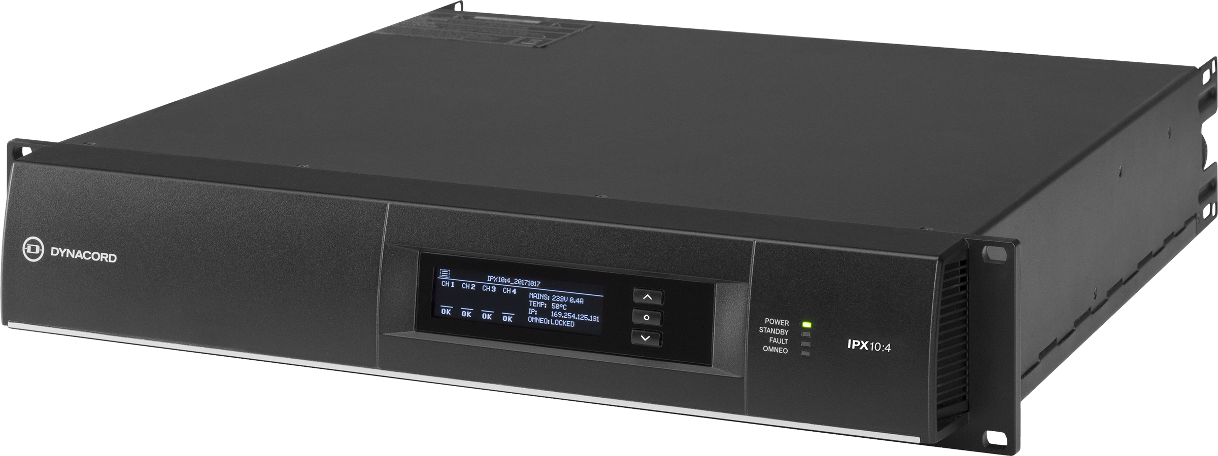 Dynacord IPX10:4 DSP Power Amplifier 4x2500W, Install
