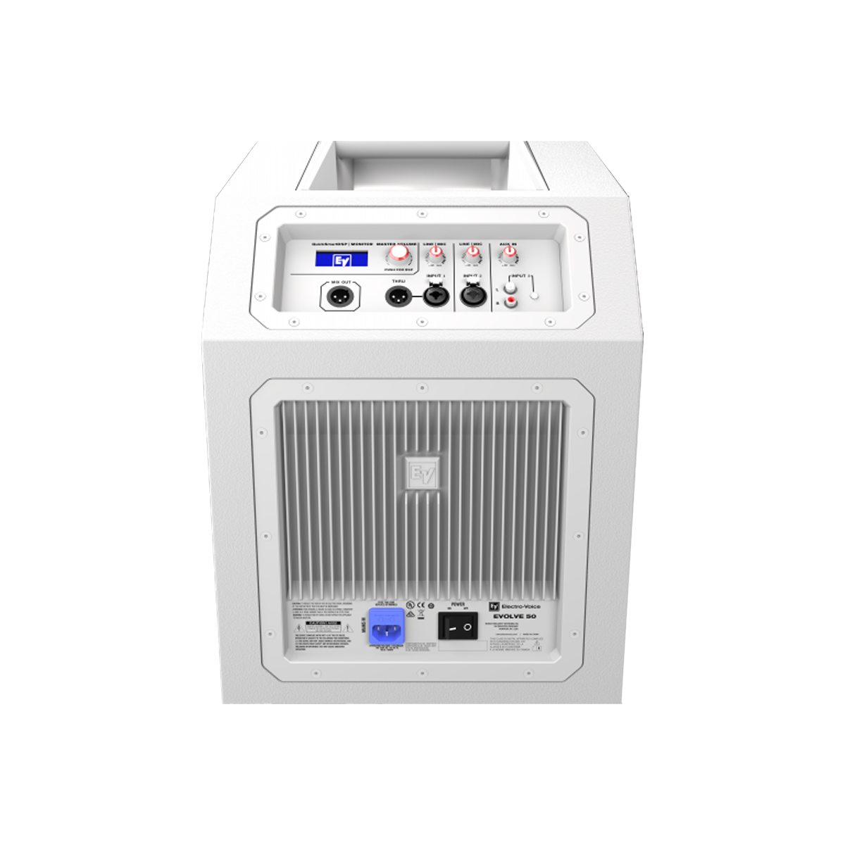 EVOLVE50-SW Column Speaker Sub, White