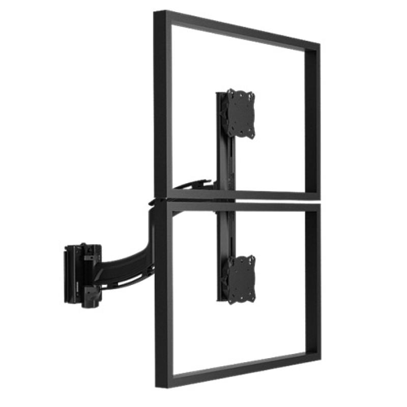 K4S120B Kontour K4 1x2 Vertical Focal Depth-Adjustable Array, Slat-Wall Mounted