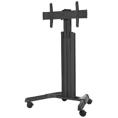 LPAUB Large Fusion Manual Height Adjustable Mobile AV Cart