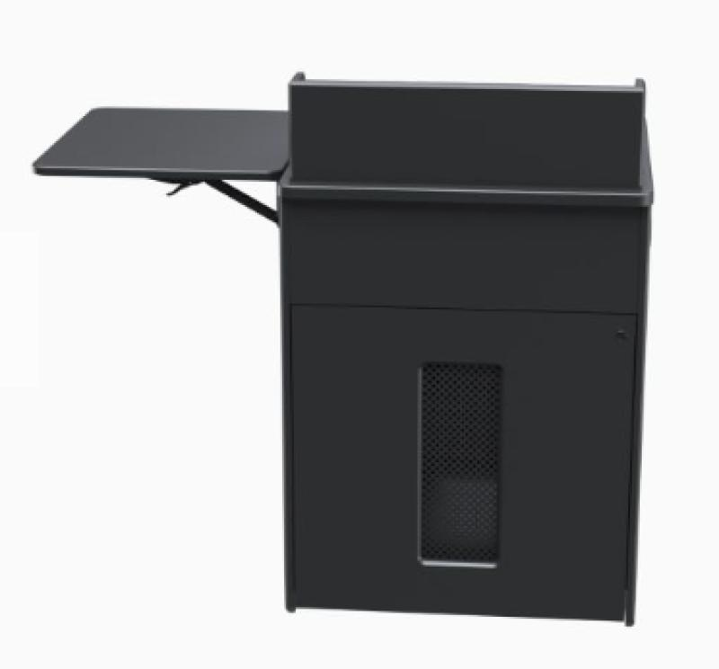 PD5103 EBT Podium with Rack Mount, Ebony