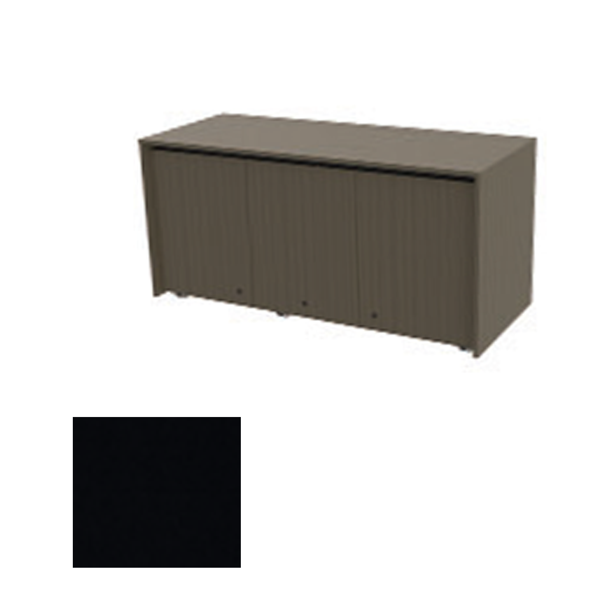 CR30BKL Credenza, Black