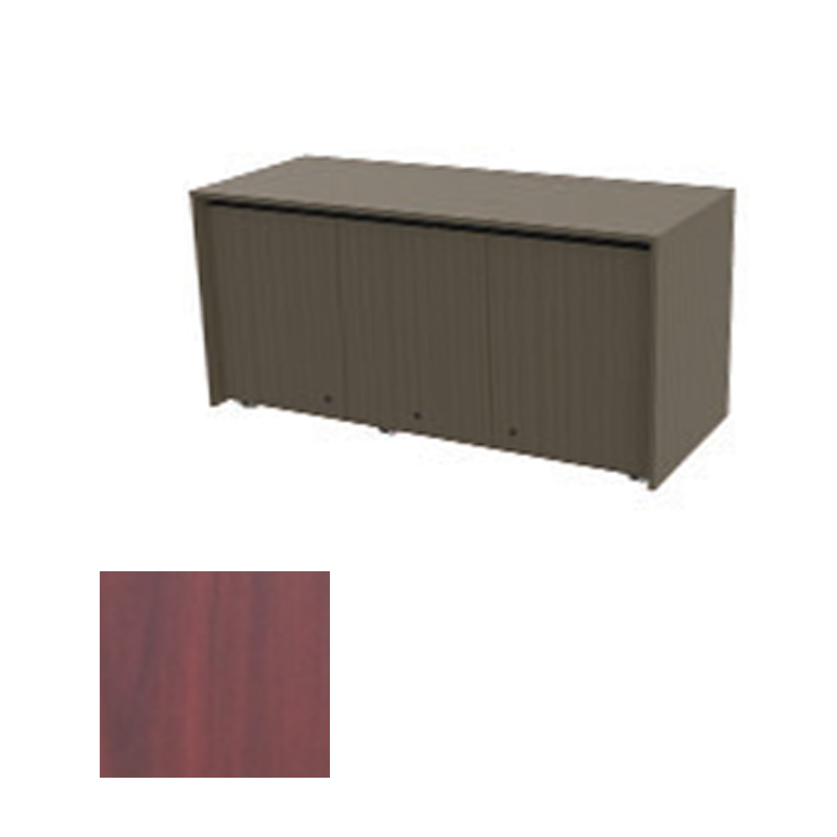 CR30BWL Credenza, Brazilian Walnut