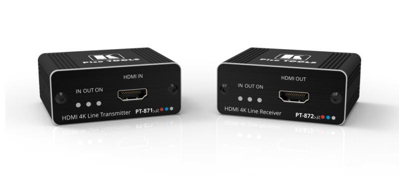 PT-871/2xr-KIT 4K60 4:4:4 HDMI Over DGKat 2.0 Twisted Pair Extender Kit
