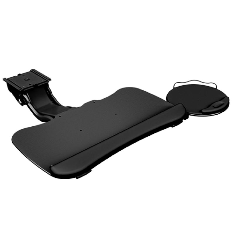 KBD-S2S-19T Sit-to-Stand Arm, 19” Keyboard Tray with 8.25” Mouse Tray