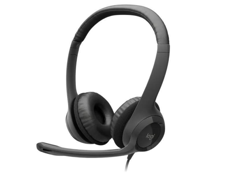 H390 USB Computer Headset - Graphite