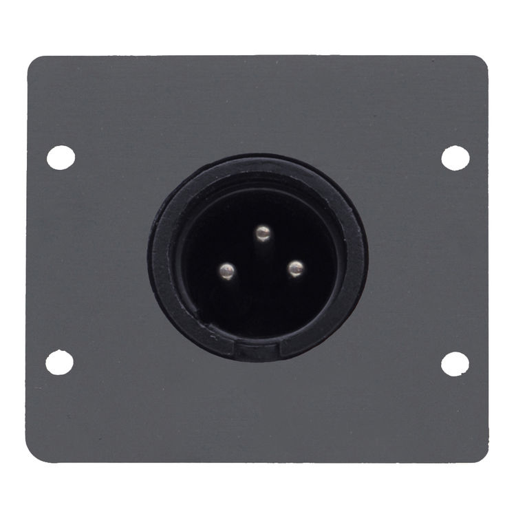 WA-1XLM G Wall Plate Insert - XLR (M) , Grey