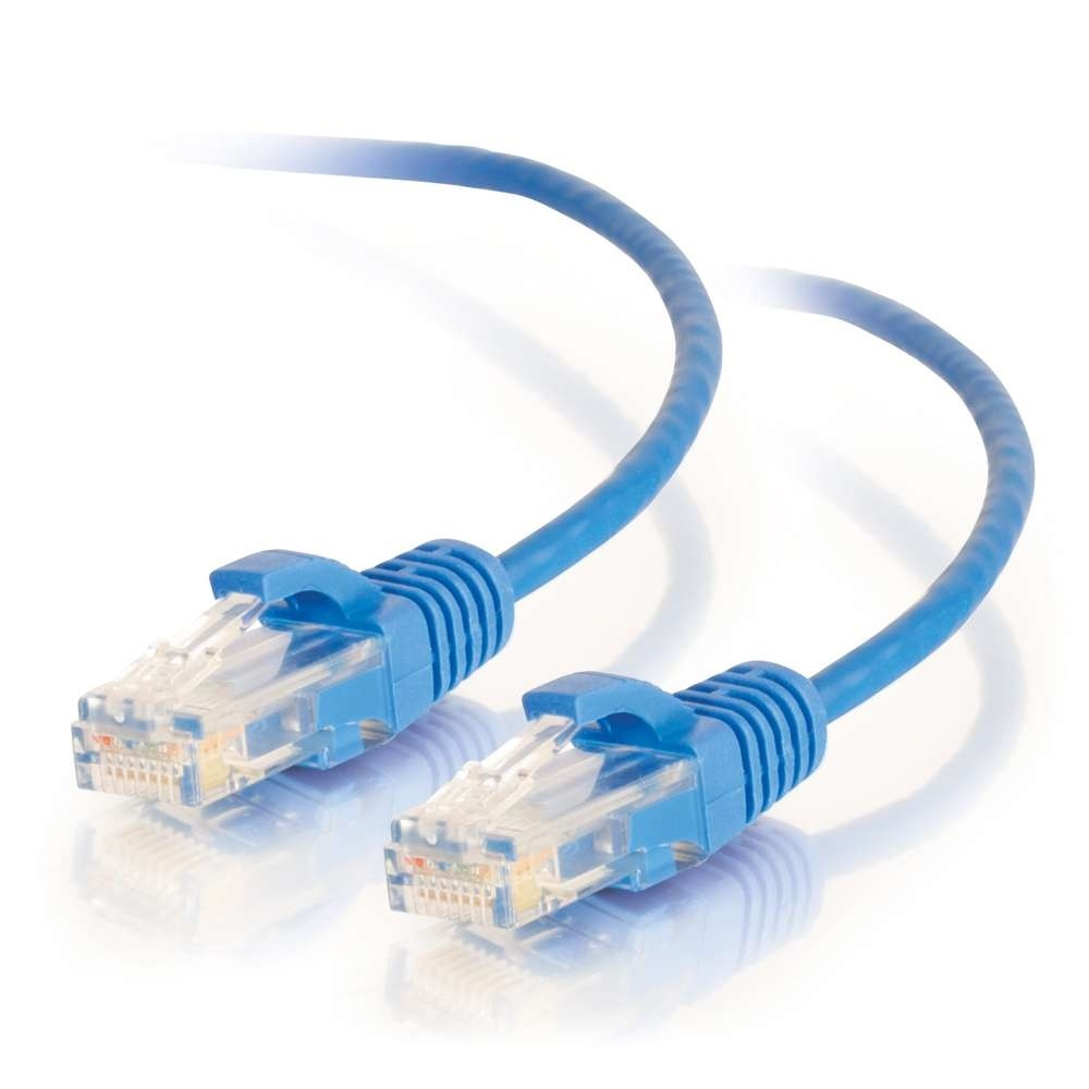 CG01079 6ft/1.8M Cat6 Snagless Unshielded (UTP) Slim Ethernet Network Patch Cable - Blue