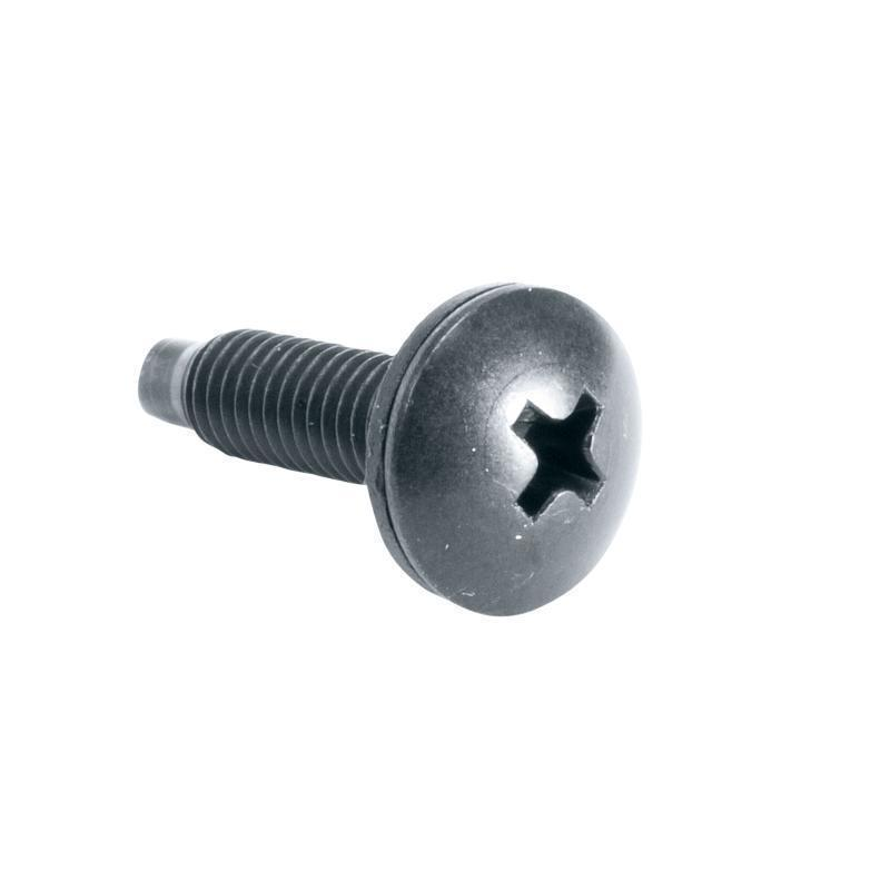 Middle Atlantic 10-32 Rack Screws - 0.75in Length - 100 Pack - Black