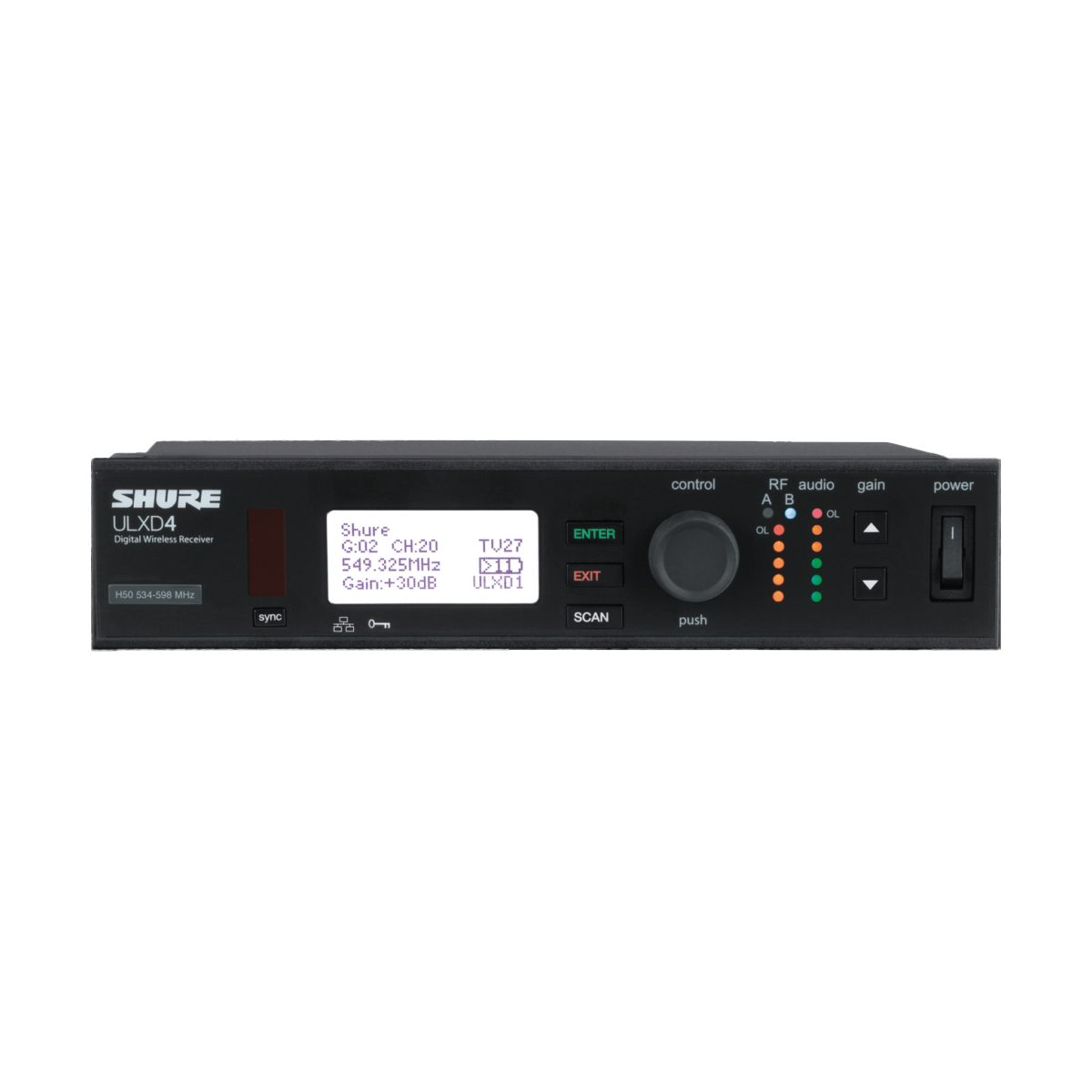ULXD4=-H50 Digital Wireless Receiver