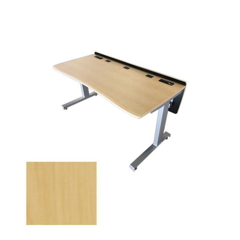 DS6330S-FX FMT Training Desk Single User, Fusion Maple
