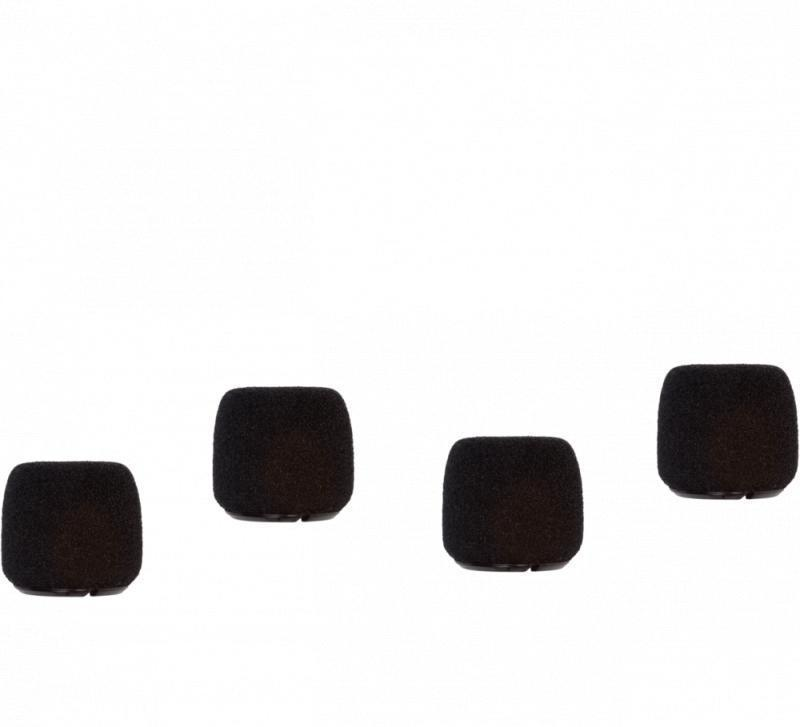 ACVO4WS-B Snap-fit windscreens for Centraverse CVO Overhead Microphones, 4 pack