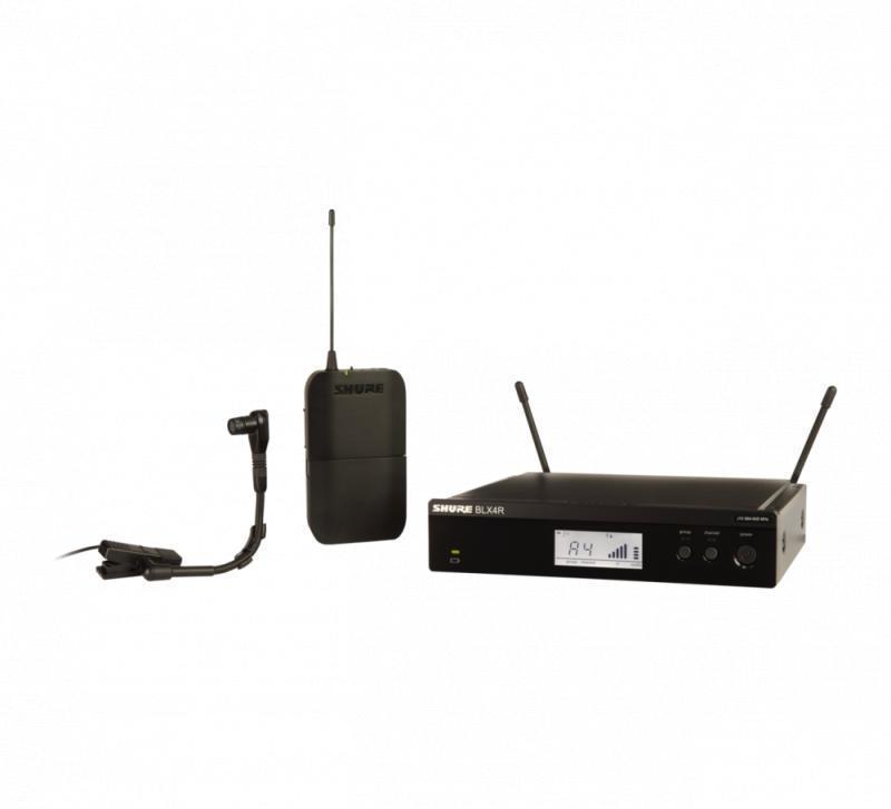 BLX14R/B98-H9 Wireless Rack-mount Instrument System with Beta 98H/C Clip-on Gooseneck Microphone