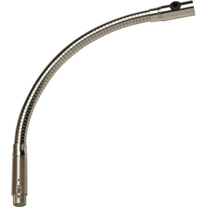 G12-CN 12" Gooseneck with Attached Female XLR Connector, Chrome