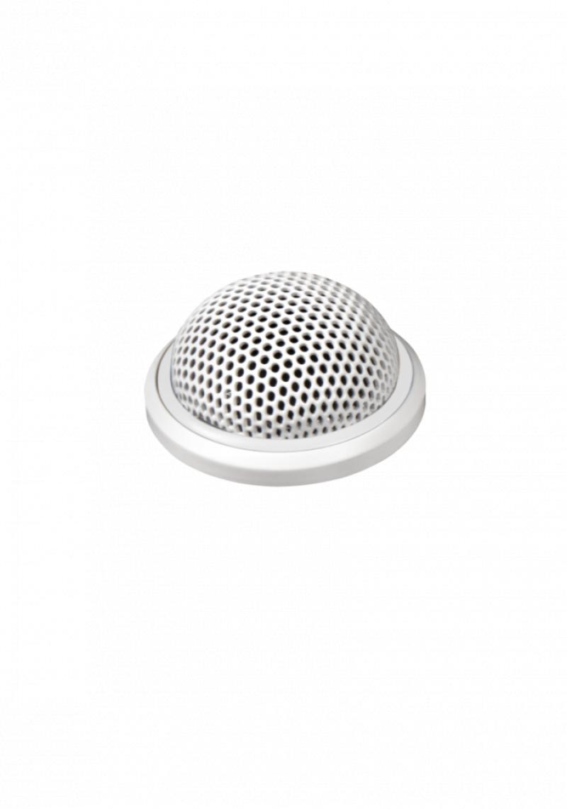 MX395W/O Microflex Low Profile Boundary Microphone (Omnidirectional, White)