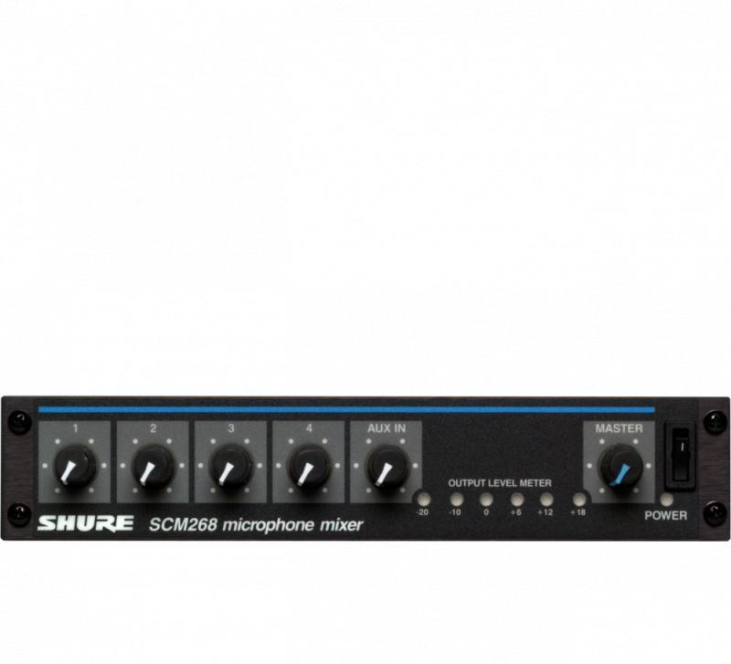 SCM268 4-Channel Microphone Mixer