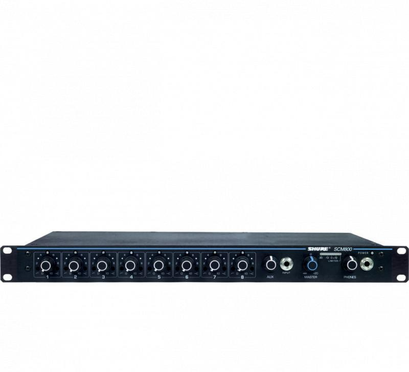 SCM800 Eight Channel Microphone Mixer
