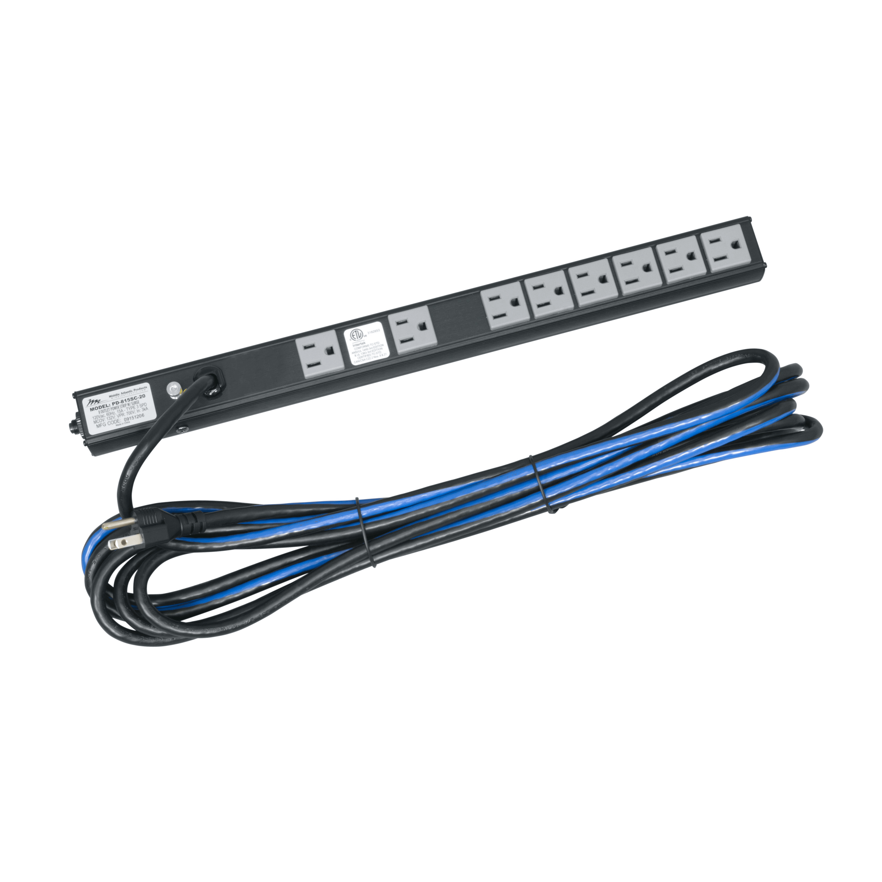 Middle Atlantic PD Slim High-Density 15 Amp Power Strip