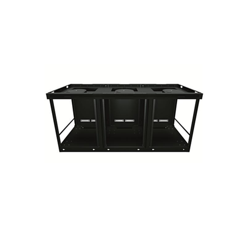 Middle Atlantic C5 Credenza Frame - 3-Bay Credenza Frame - 31in H, 27in D - TAA Compliant