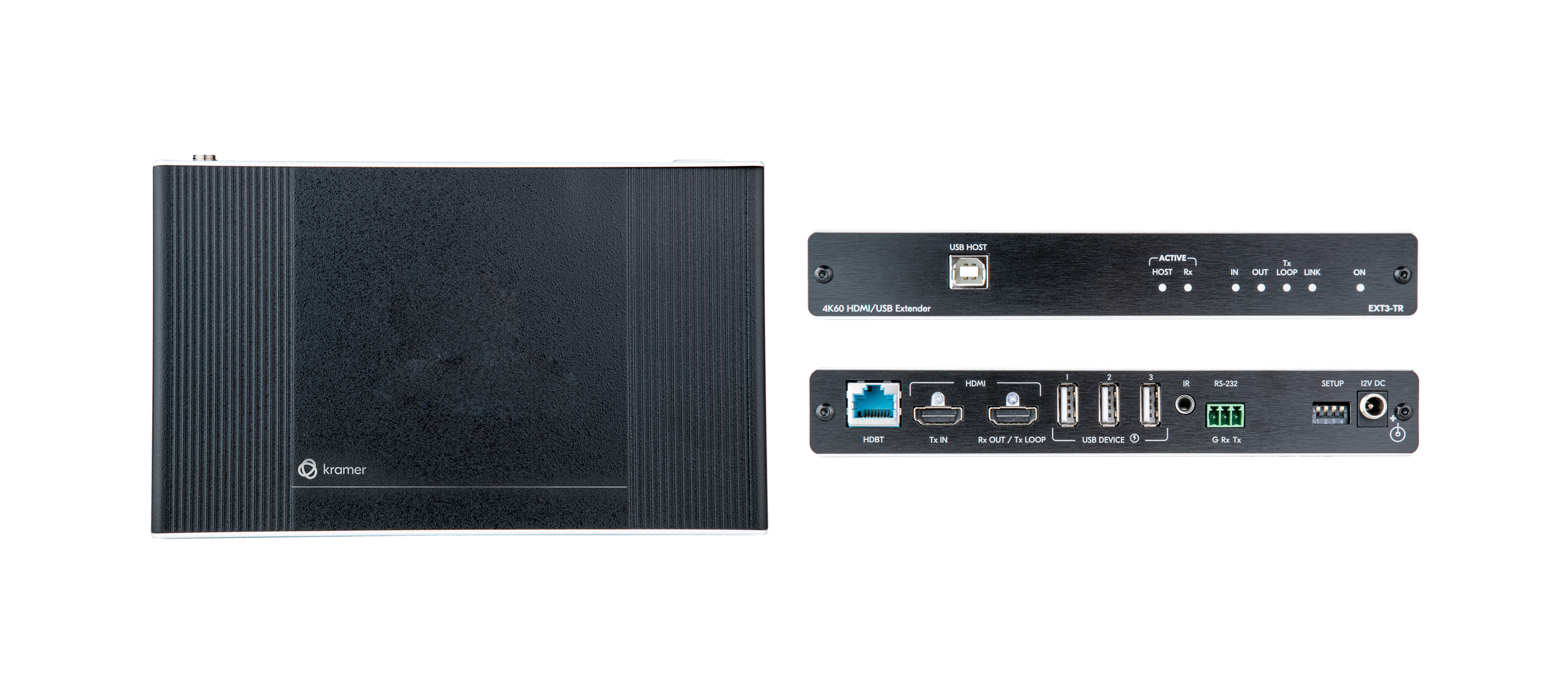 EXT3-TR 4K60 4:4:4 HDMI Extender with USB, Ethernet, RS–232, & IR over Long–Reach HDBaseT 3.0
