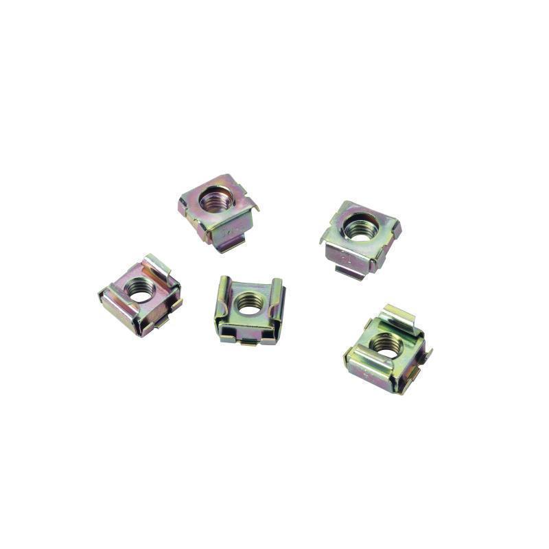 Middle Atlantic 6mm 10-32 Threaded Cage Nuts - 100 Piece - TAA Compliant