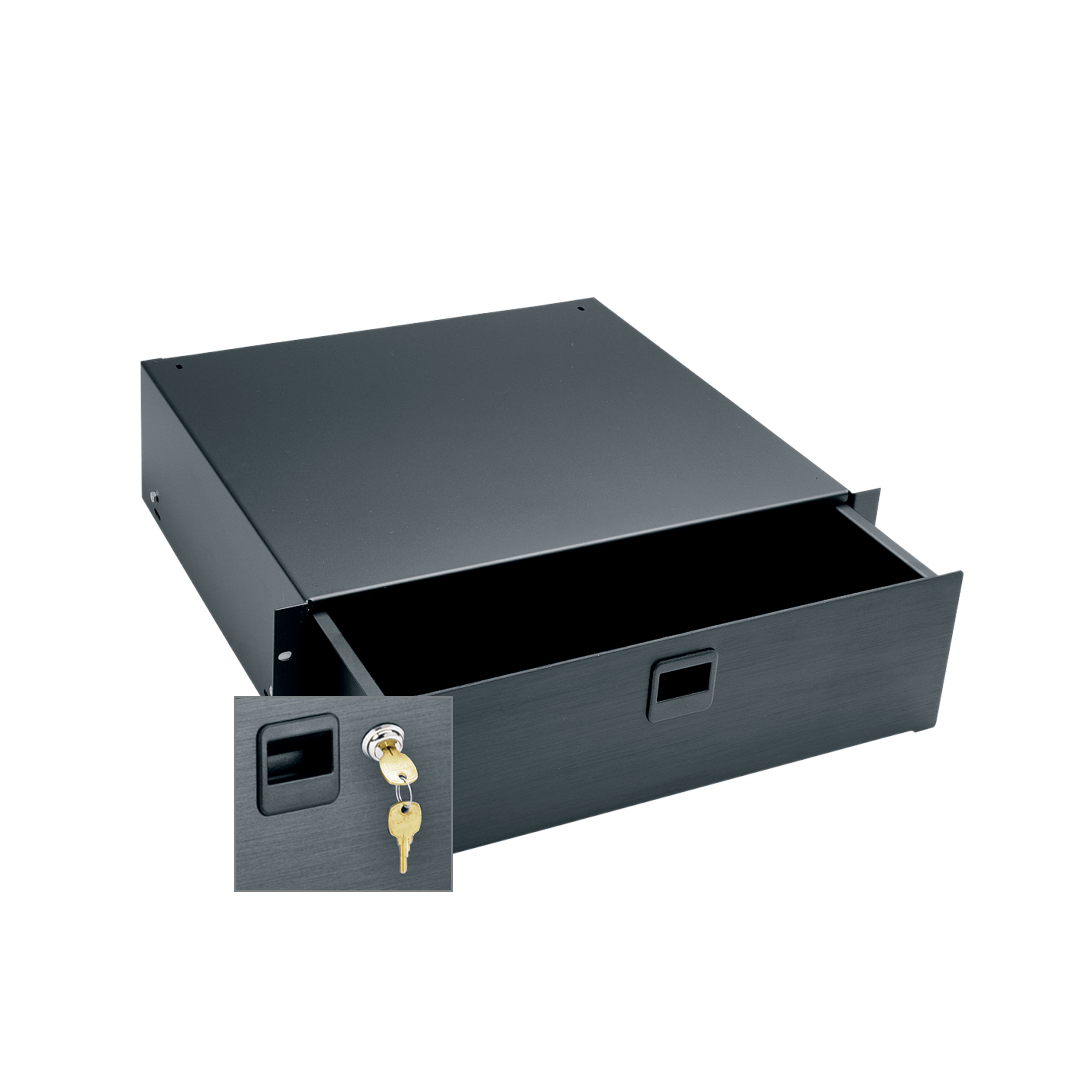Middle Atlantic 3RU Heavy-Duty Rack Mount Drawer - 15.6in D - Black
