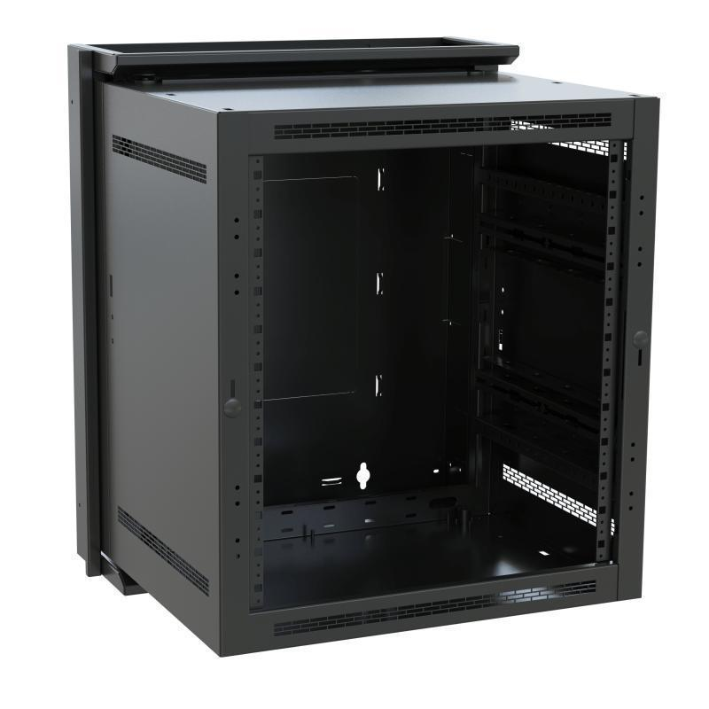 Middle Atlantic DWR 12RU Pivoting Rack - 17in Depth Cabinet - TAA Compliant