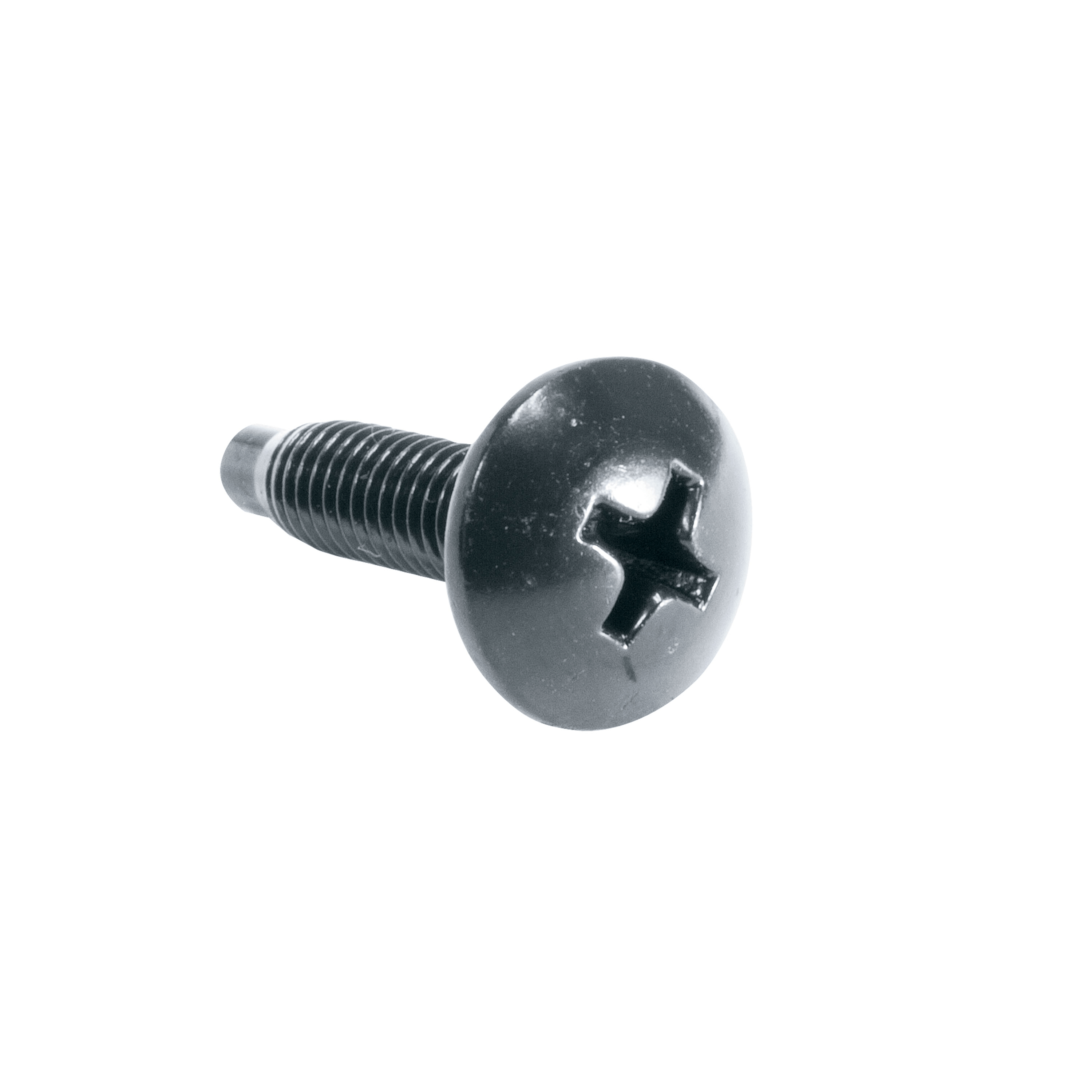 Middle Atlantic 10-32 Rack Screws - 0.75in Length - 100 Pack - Black Gloss