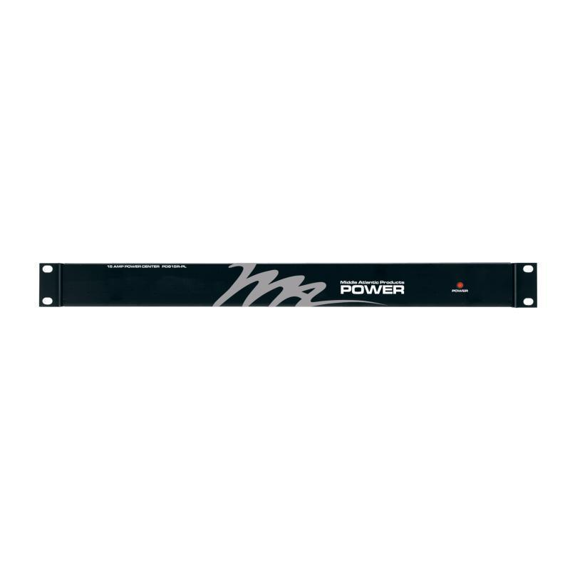 Middle Atlantic PD - 15 Amp, 8 Outlet - Flat Black Powder Coat