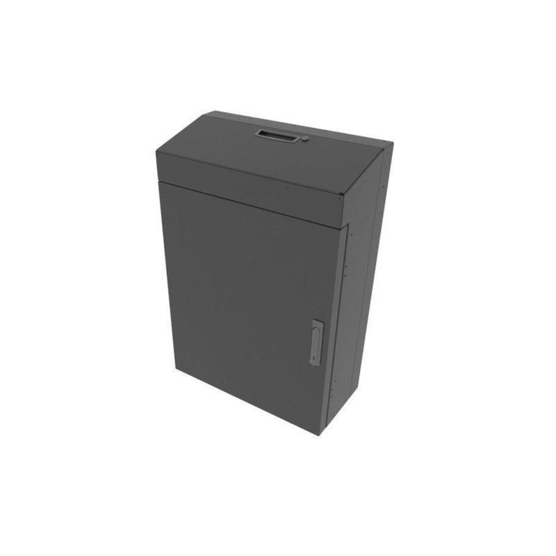 Middle Atlantic VWM 6RU Low Profile Cabinet - 18in Depth - Black Wrinkle - TAA Compliant