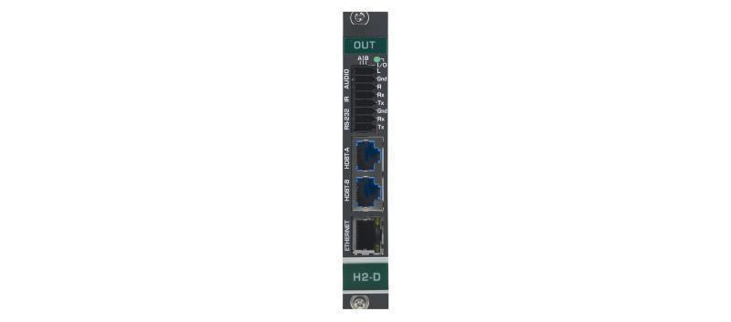 DTAXRD2-OUT2-F34/STANDALONE 2–Channel 4K HDR HDMI over HDBaseT 2.0 DSC Output Card with Analog Audio