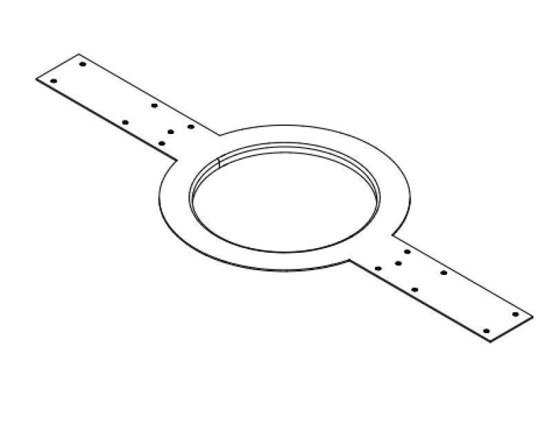 AC-MR6 Flanged Mud Ring Bracket