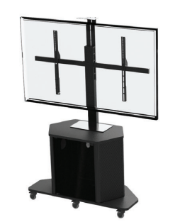 PL3070-XL Monitor Cart + PM2-XL Monitor Mount
