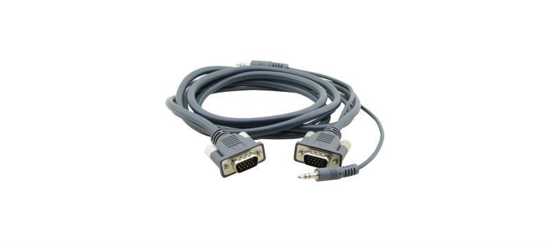 C-MGMA/MGMA-12 15–pin HD & 3.5mm Stereo Audio Micro Cable 12'
