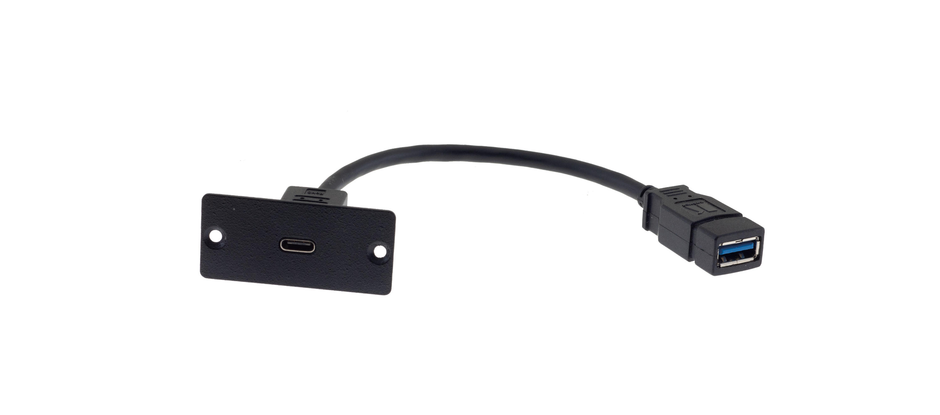 WU-CA(W) USB–C Single Wall–Plate Insert