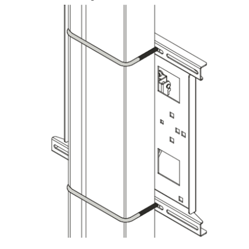 FCAVCSU80 Square 8” x 6” U-Bolt Set