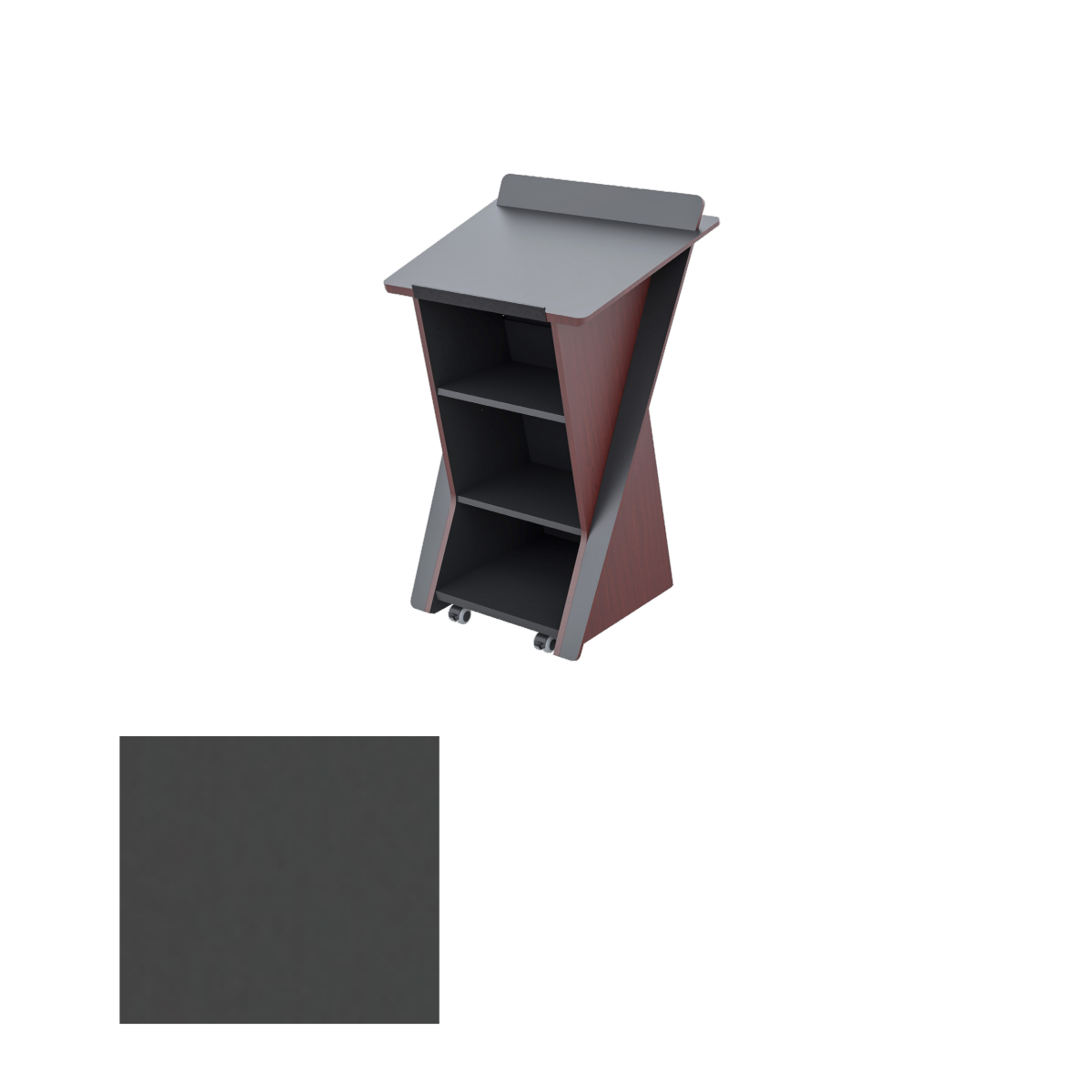 LEX321 SGT Presentation Lectern, Shark Grey