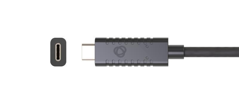 CLS-AOCU32/FF-25 USB 3.2 GEN–2 Optical Active USB–C Full featured Cable (25ft)