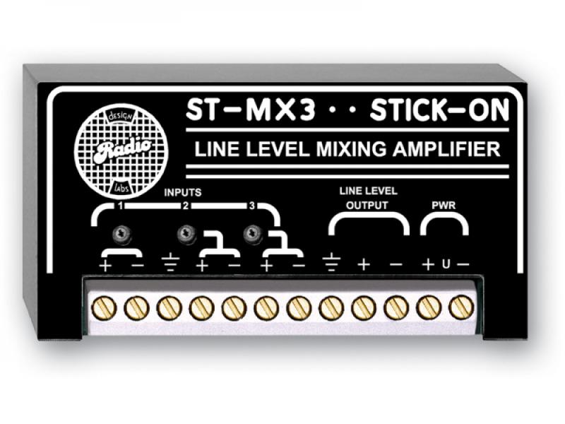 ST-MX3 3 Channel Audio Mixer