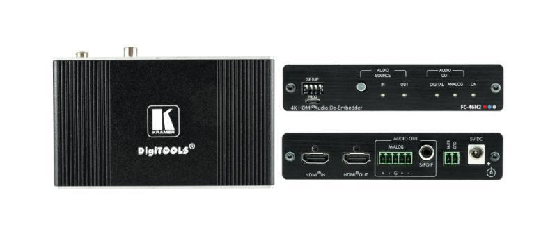 FC-46H2 4K HDR HDMI Audio De–embedder