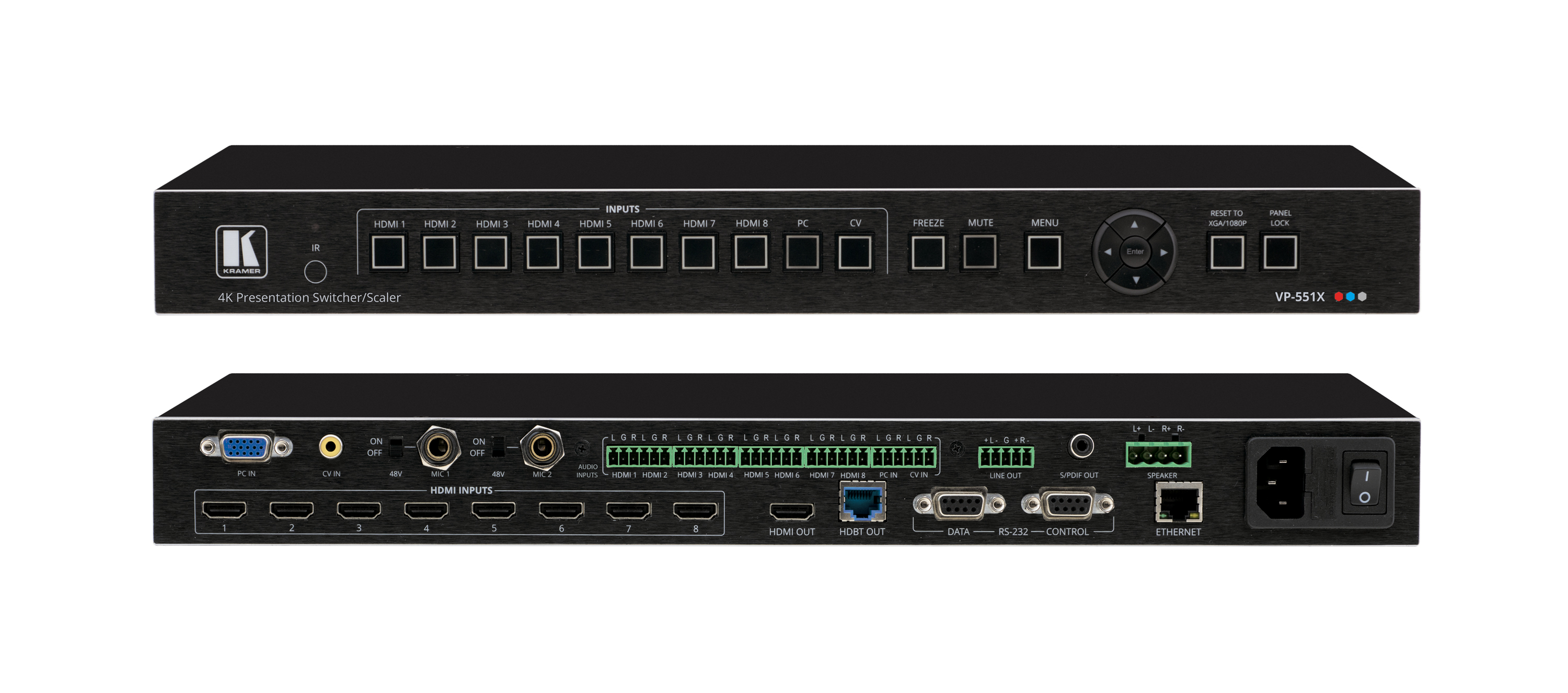VP-551X 10 Input 18G 4K Presentation Scaler / Switcher