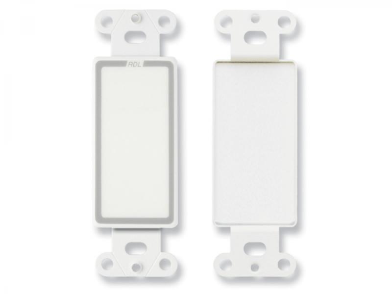 D-BLANK Decora® Wall Plate with No Jack Cut Out