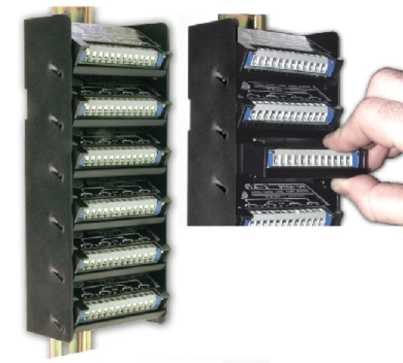 DRA-35S6 STICK-ON DIN Rail Adapter - 6 modules