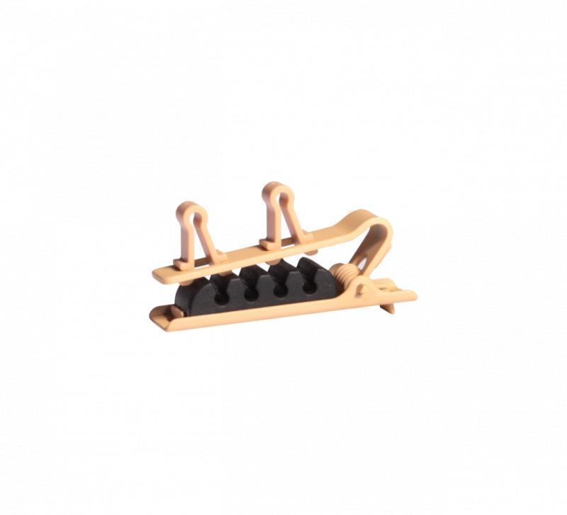 RPM40TC/T Dual Tie Clip, Tan