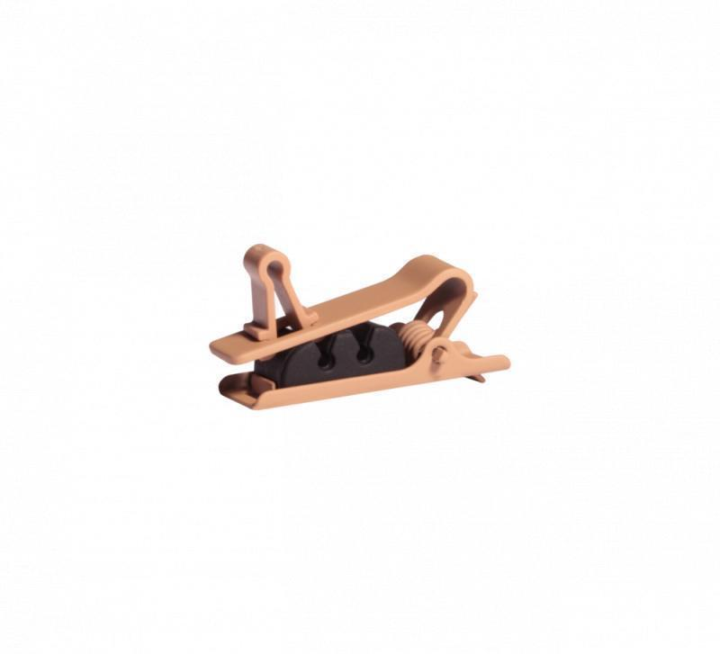 RPM40STC/C Single Tie Clip, Cocoa