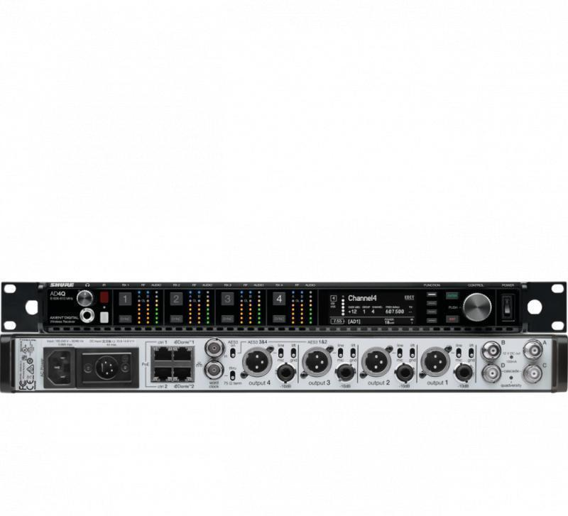 AD4Q-DC=-C AD4Q Four-Channel Digital Wireless Receiver