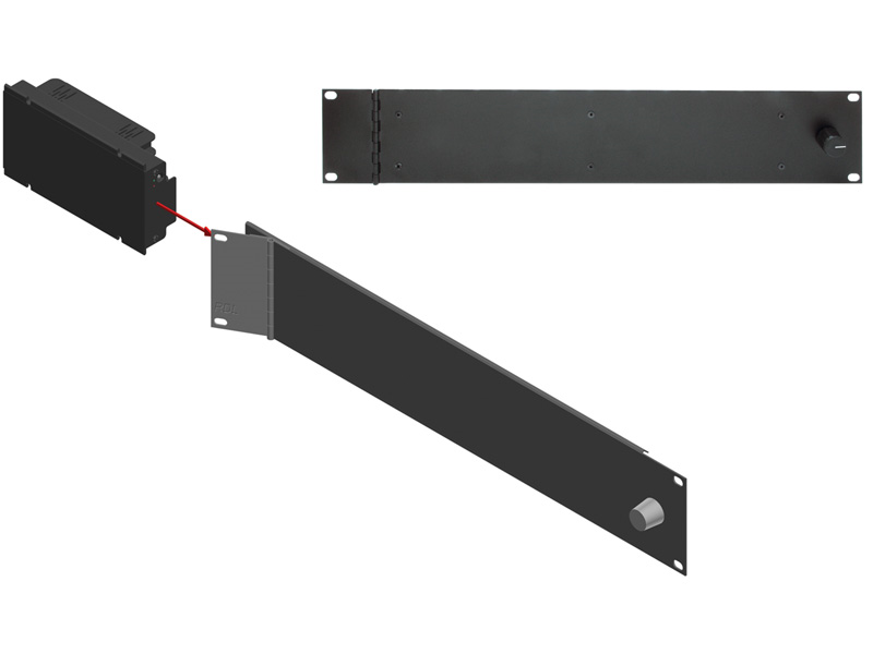 FP-RRAH Rack Adapter FLAT-PAK Series - 19" Hinged