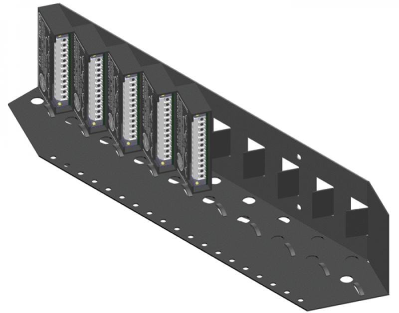 SR-10 STICK-ON Series 19" Mounting Rack - 10 modules