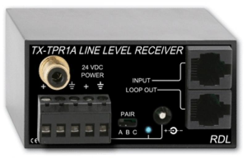 TX-TPR1A Active Single-Pair Receiver - Twisted Pair Format-A - Balanced line output