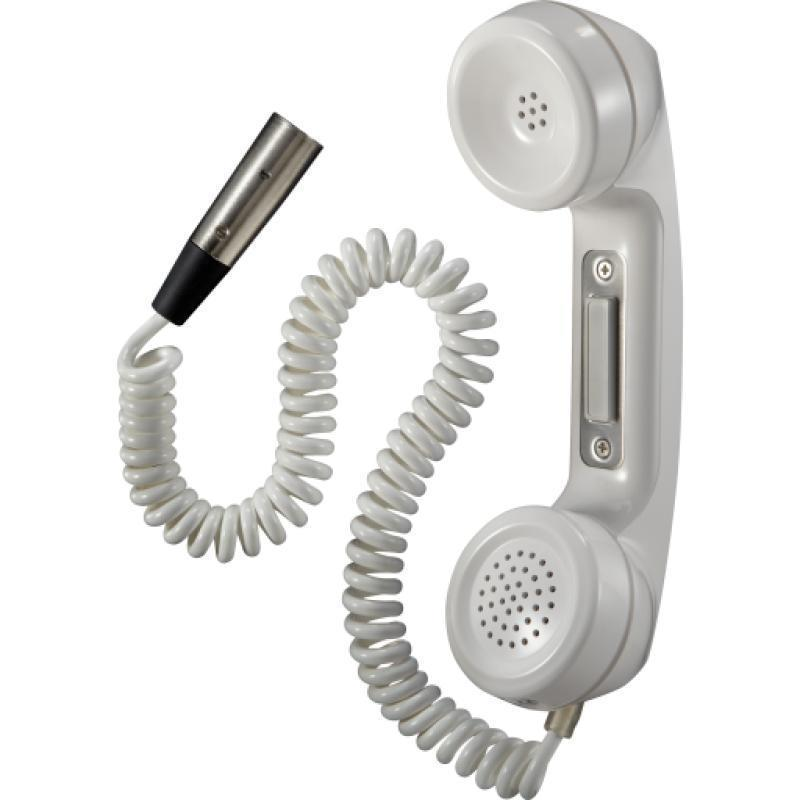 HS-6000 Telephone Style PTT Handset with Metal Hanger Bracket